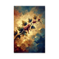 Wood Panel Art Wall Art depicting Grapevine which is hanging on the wall