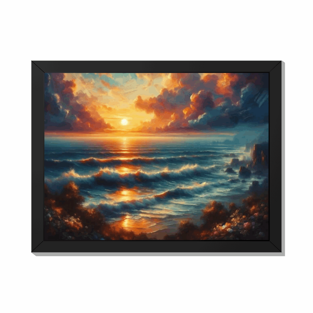 Premium Canvas Selection Wall Art depicting Tidal Flow which is hanging on the wall