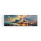 XL Canvas Wall Art depicting Coastal City Mist which is hanging on the wall