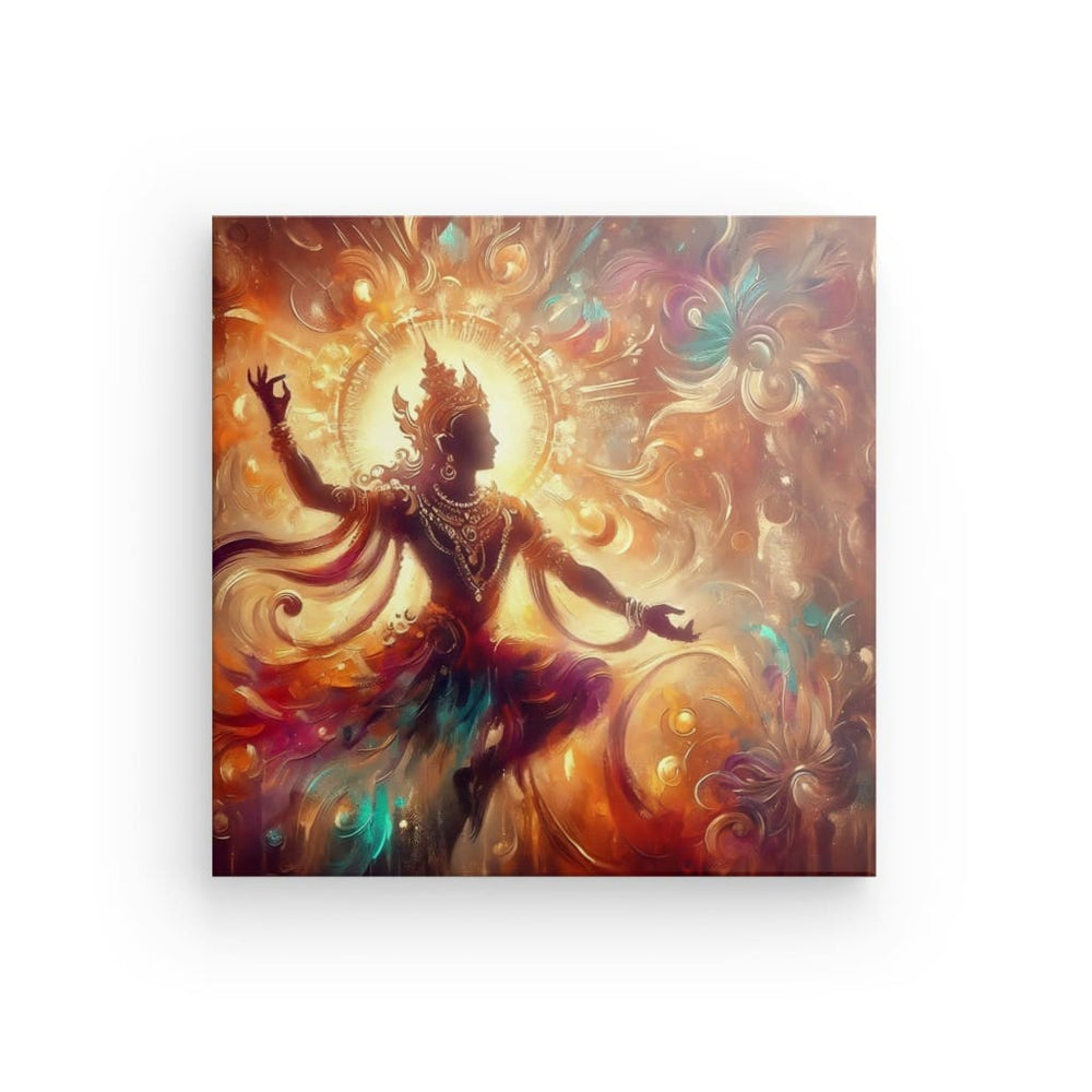 Canvas Wall Art depicting Hindu Allure which is hanging on the wall