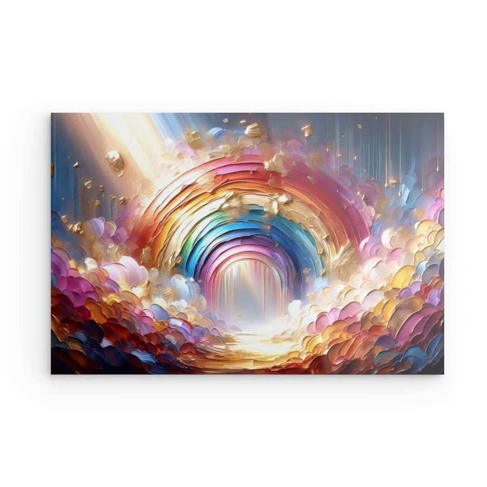 Acrylic Glass Wall Art depicting Pride in the Spotlight which is hanging on the wall