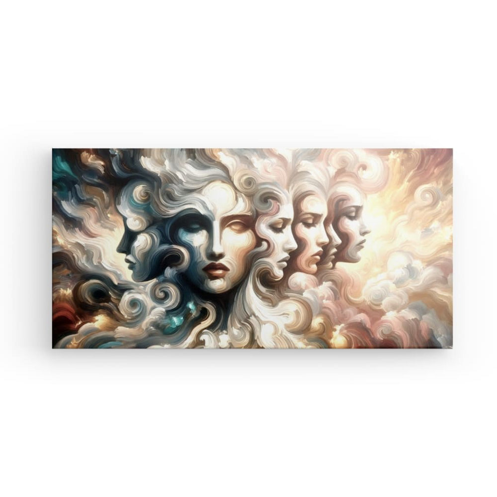 Canvas Wall Art depicting Inner Personas which is hanging on the wall