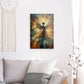 Metal Panel Art Wall Art depicting Angel Fashion 90 x 60 cm which is hanging on the wall