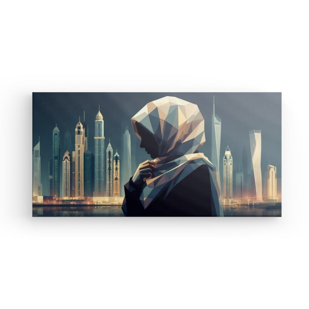 Canvas Wall Art depicting Thoughtful which is hanging on the wall