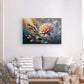 Canvas Wall Art depicting Auntie's Carnation 120x80 cm which is hanging on the wall