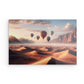 Acrylic Glass Wall Art depicting Air Balloon Journey which is hanging on the wall