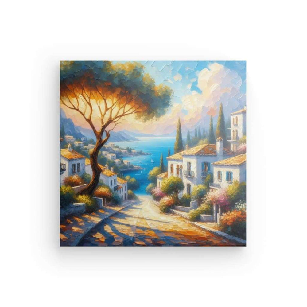 Canvas Wall Art depicting Vista del Mar which is hanging on the wall