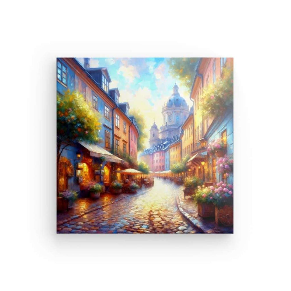 Canvas Wall Art depicting Bella Strada which is hanging on the wall