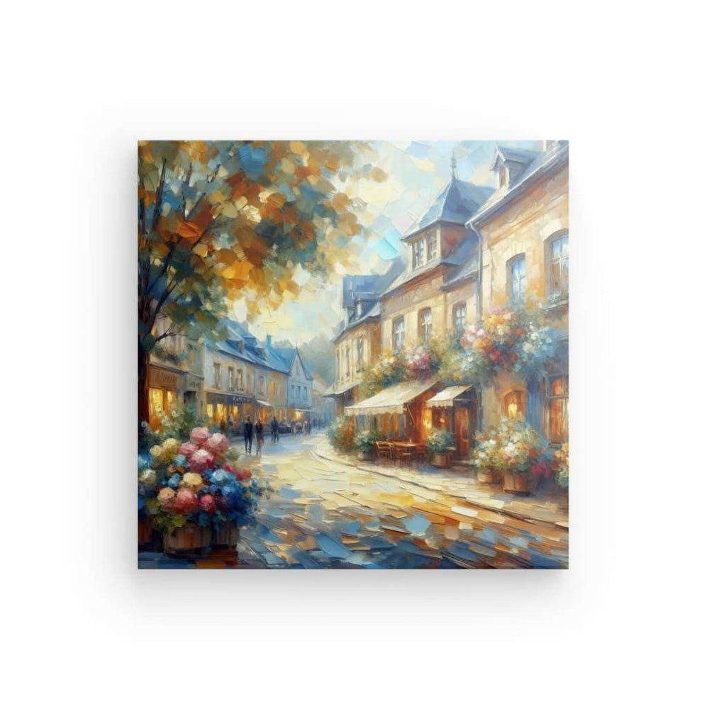 Canvas Wall Art depicting Delft by Day which is hanging on the wall