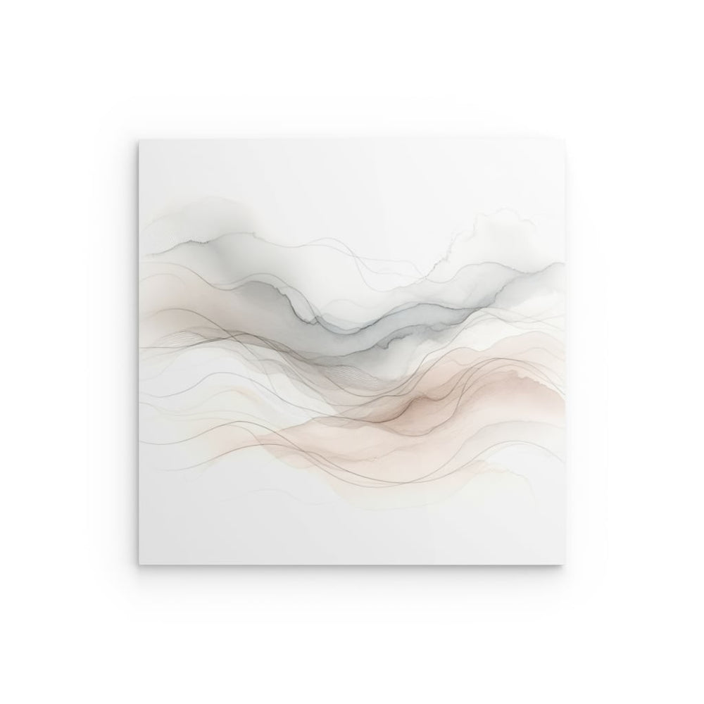 Metal Panel Art Wall Art depicting Balmy Mellow which is hanging on the wall