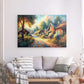 Metal Panel Art Wall Art depicting That Swedish Summer 150 x 100 cm which is hanging on the wall