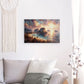 Acrylic Glass Wall Art depicting Sunset Bay 90 x 60 cm which is hanging on the wall