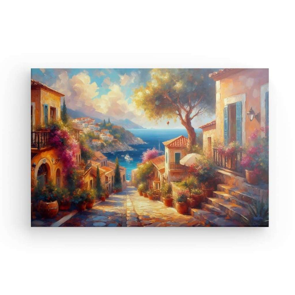 Canvas Wall Art depicting Adriatic Dream which is hanging on the wall