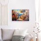 Canvas Wall Art depicting Adriatic Dream 90x60 cm which is hanging on the wall