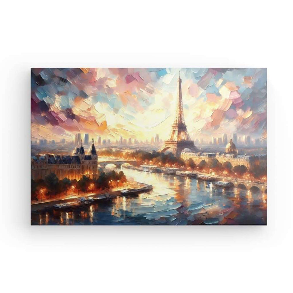 Canvas Wall Art depicting That Paris Vibe which is hanging on the wall