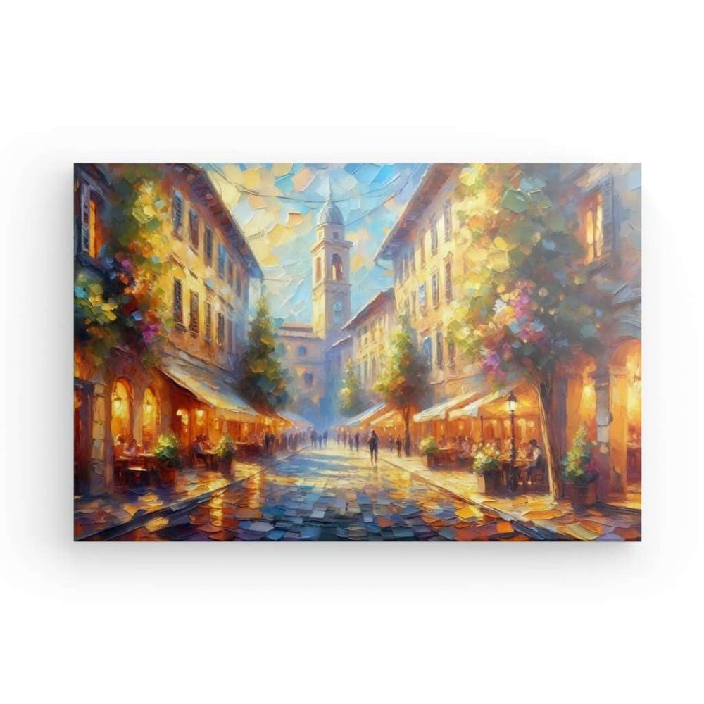 Canvas Wall Art depicting Passeggiare which is hanging on the wall