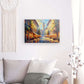 Canvas Wall Art depicting Passeggiare 90x60 cm which is hanging on the wall