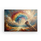 Canvas Wall Art depicting Magic Brush which is hanging on the wall