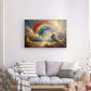 Canvas Wall Art depicting Magic Brush 120x80 cm which is hanging on the wall