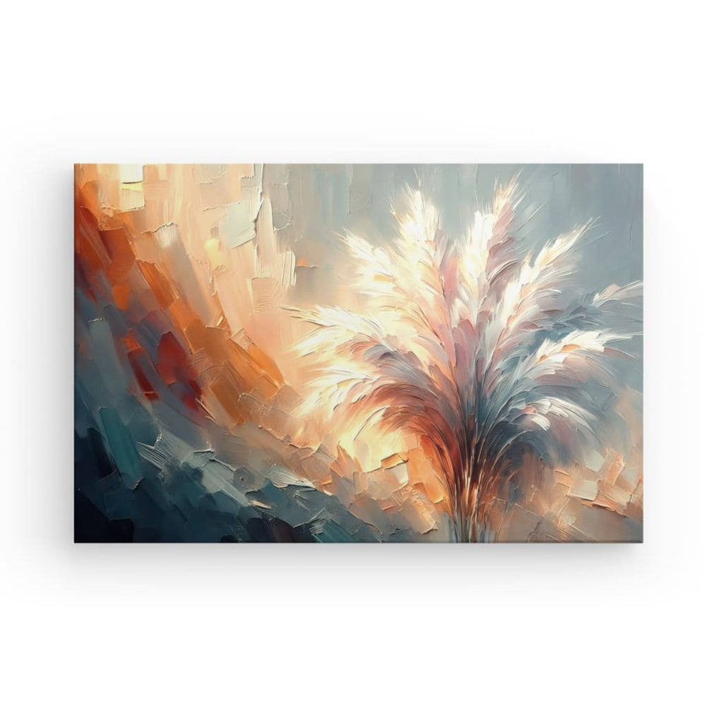 Canvas Wall Art depicting Harvest Tranquility which is hanging on the wall