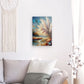 Canvas Wall Art depicting Pampas Habitat 75x50 cm which is hanging on the wall