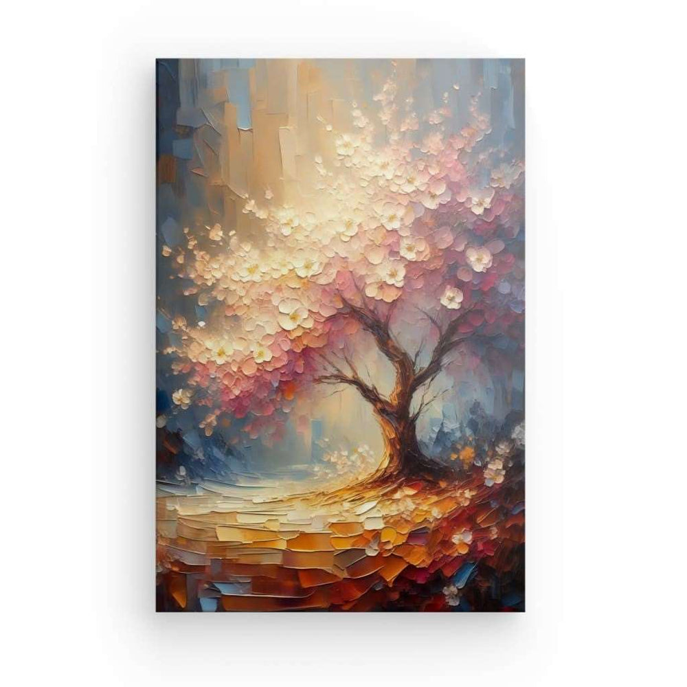 Canvas Wall Art depicting Sakura Gloom which is hanging on the wall