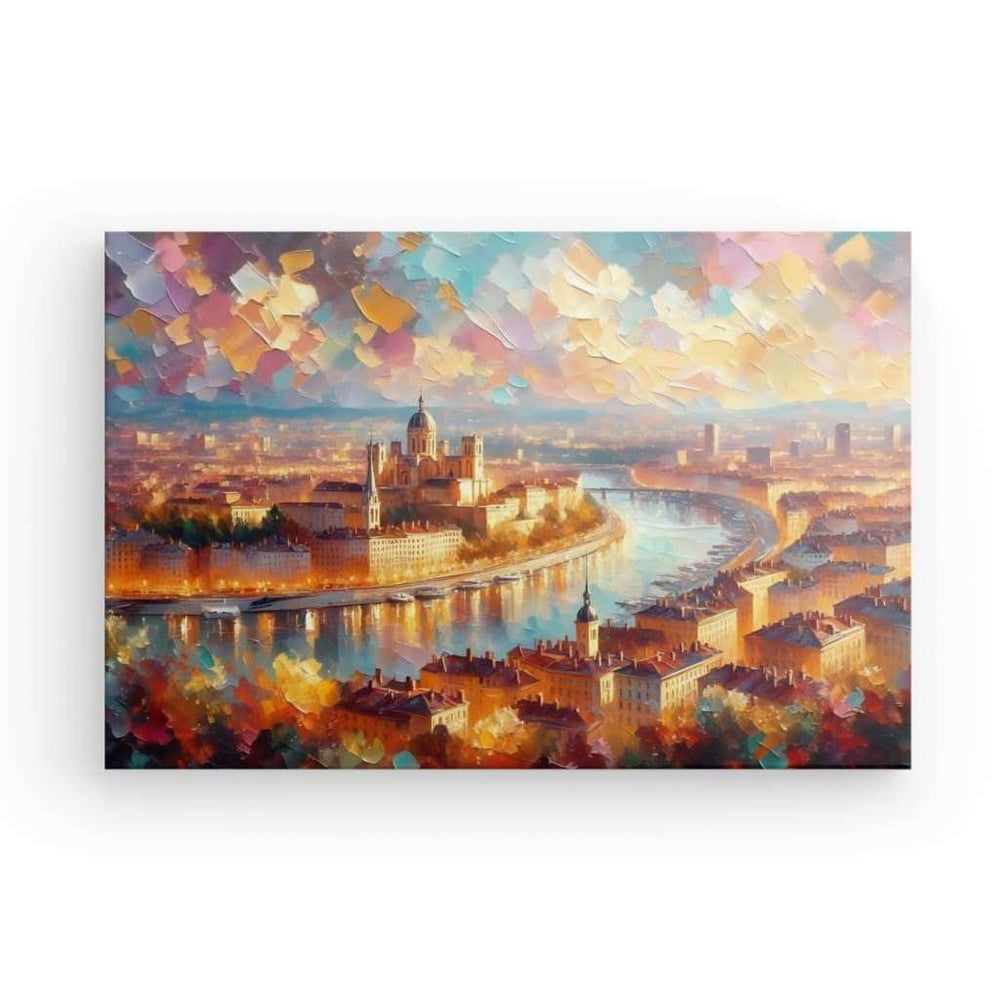 Canvas Wall Art depicting That Lyon Vibe which is hanging on the wall