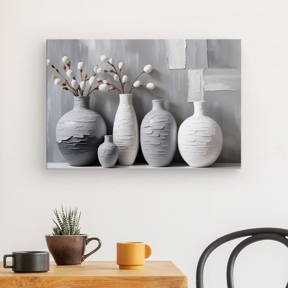 Canvas Wall Art depicting Strömstad Still Life 60x40 cm which is hanging on the wall