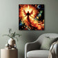 Buy Acrylic Glass Wall Art depicting Angellic which is hanging on the wall