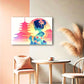 Buy Acrylic Glass Wall Art depicting A Geisha's Dream which is hanging on the wall