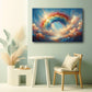 Buy Canvas Wall Art depicting Rising Rainbow which is hanging on the wall