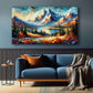 Buy XL Canvas Wall Art depicting Summit View which is hanging on the wall